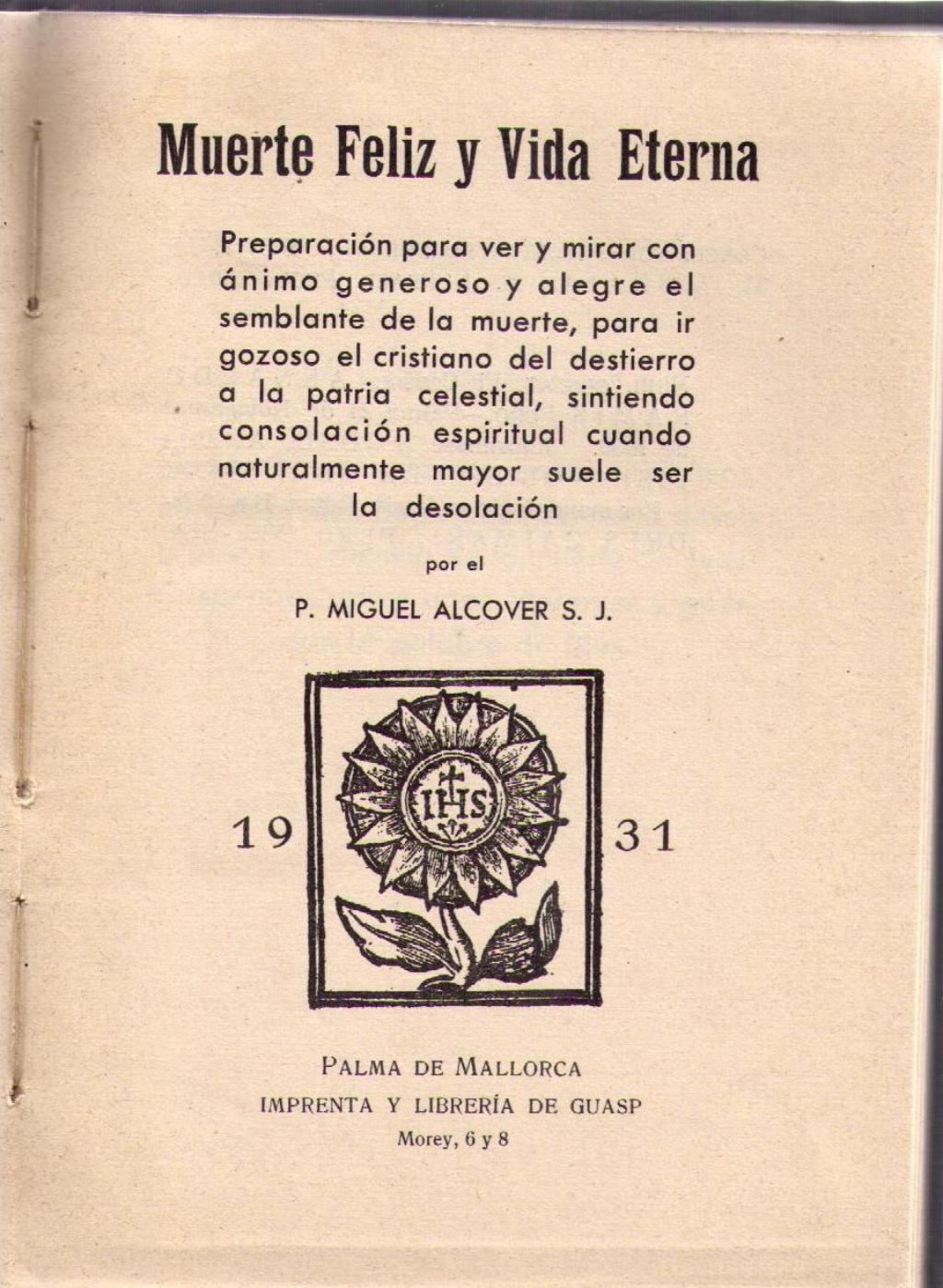 Coberta de Muerte Feliz y Vida Eterna